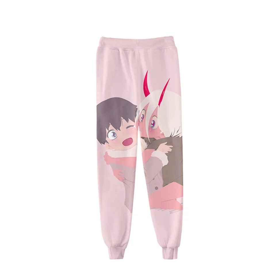 Anime DARLING in the FRANXX 3D Pants Jogging Zero Two Casual Men Women Sweatpants Cosplay clothing Long Sport Trousers women's snow pants