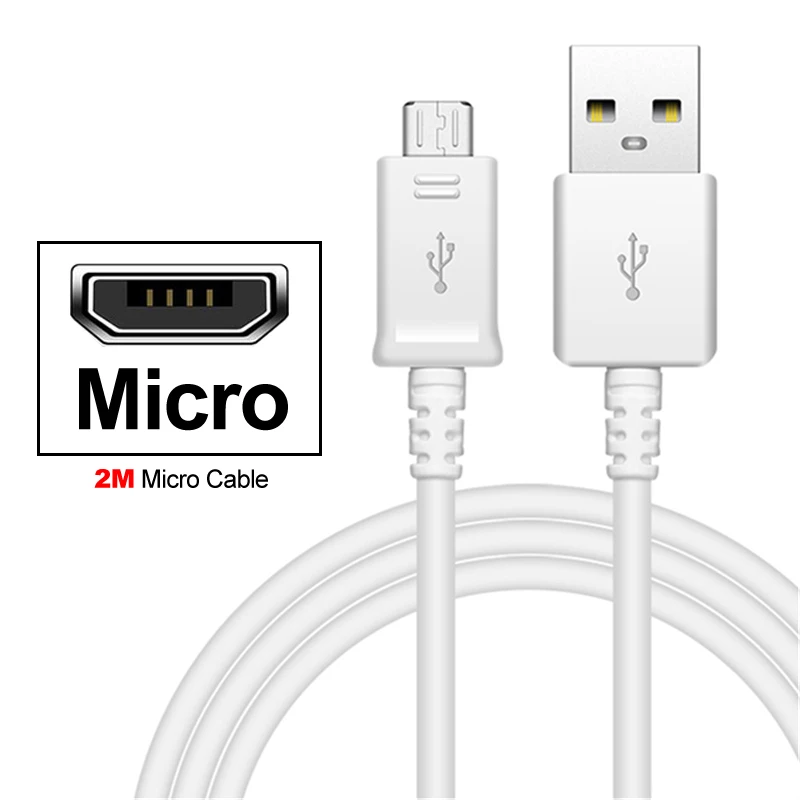 Для huawei Supercharge USB 5A type C кабель для huawei mate 9 10 20 Pro X P10 P20 honor 9X Pro Nova5i Pro mate 30 Lite Y5 Y6 Y7 - Тип штекера: 2m Micro Cable