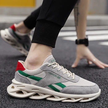 

New Shoes Men Casual Shoes Male Sneakers Men Shockproof Lace Up Lightweight Fashion Increase Walking Shoes Men Tenis Masculino