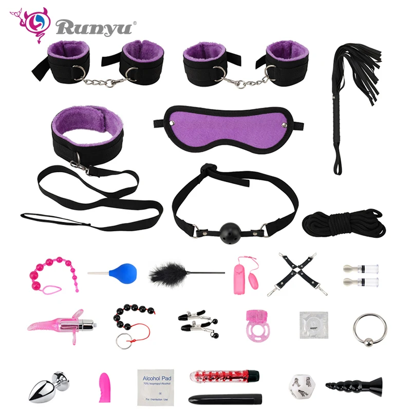 Секс игрушки для пар нейлоновый БДСМ секс бандаж комплект сексуального белья