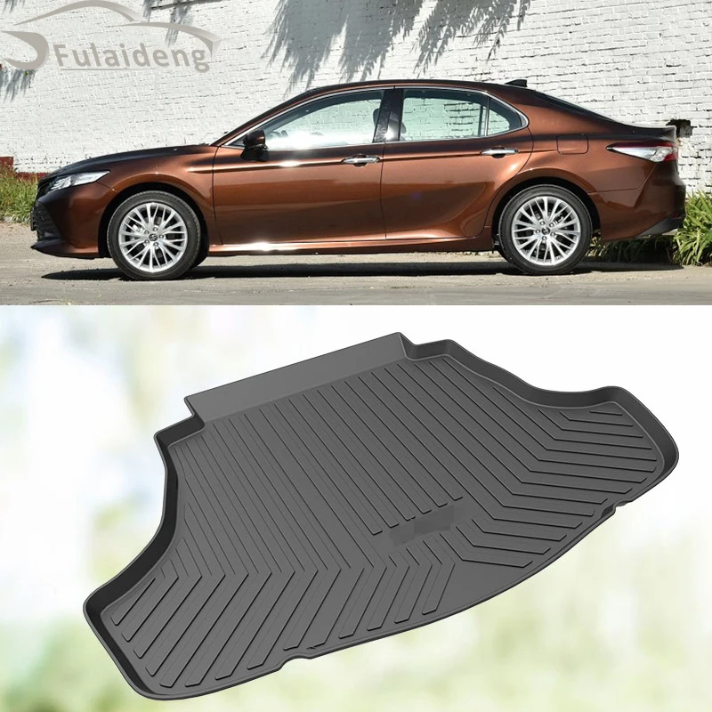 

For Toyota Camry 2018 Non-Slip waterproof Wear resistant Protector TPO Tailored Trunk Cargo Mat Liner Car Styling