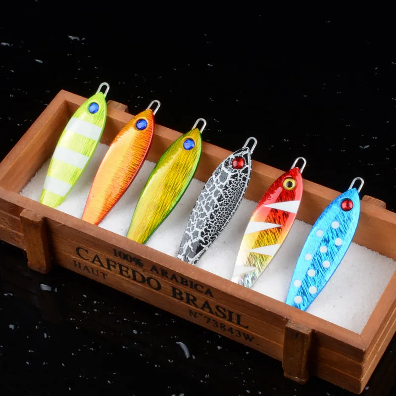  Iron Plate Fishing Lure 9cm 49g Jig Leadfish Metal Full Swimming Layer Outdoor Sports Fishing Acces