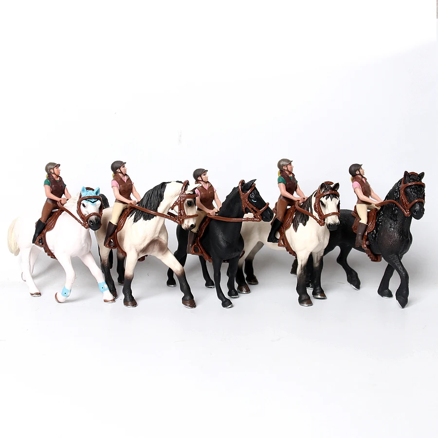 Simulação Horse Rider Model Figuras, Riding Girl