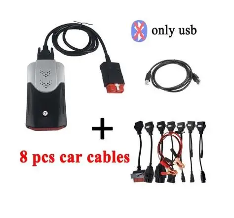 Черный Новейший. R0 с ключом для delphis vd ds150e cdp bluetooth автомобильный Грузовик vd tcs cdp pro для autocoms obd2 сканер Диагностика - Цвет: Черный
