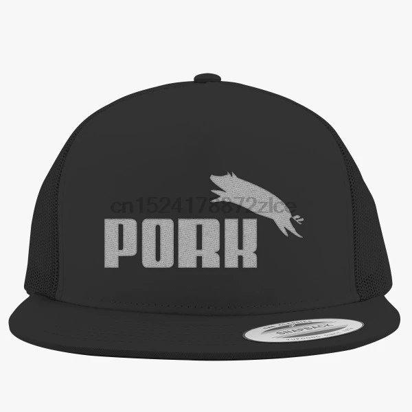 Свинина смешной логотип бренда на заказ хип-хоп шляпа унисекс хорошая кепка Высокое качество Повседневная шляпа черный