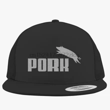 Свинина смешной логотип бренда на заказ хип-хоп шляпа унисекс хорошая кепка Высокое качество Повседневная шляпа черный