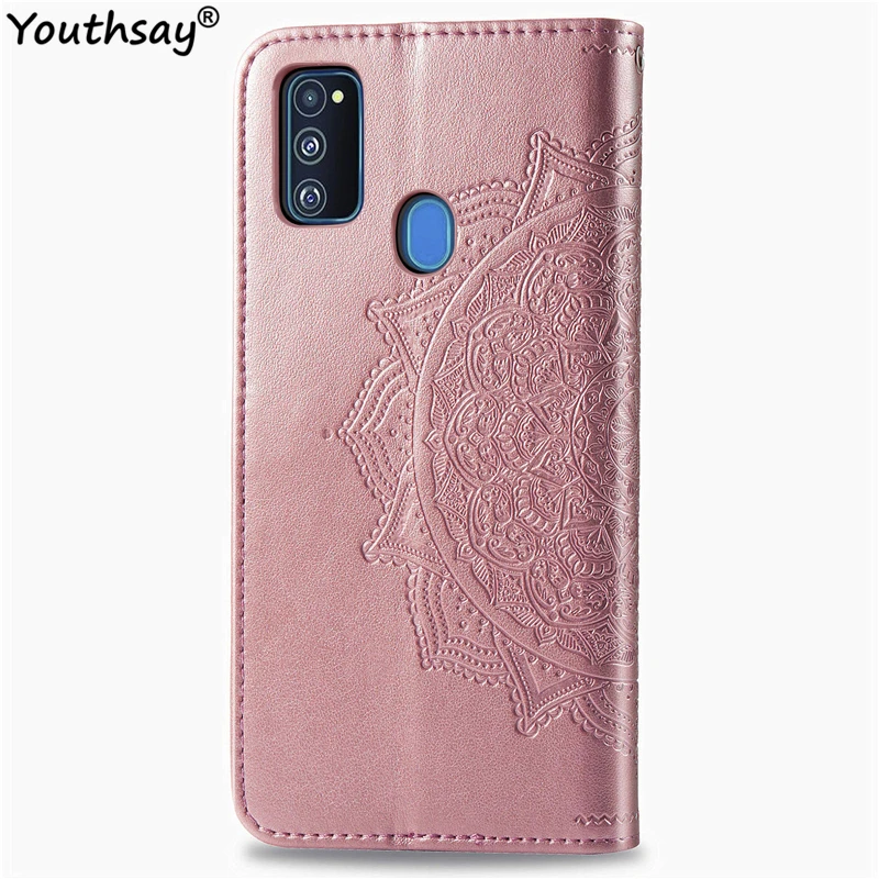 Чехол для samsung Galaxy M30s, мягкий силиконовый чехол с цветами из искусственной кожи для телефона, чехол для samsung Galaxy M30s, чехол для samsung M30s, чехол