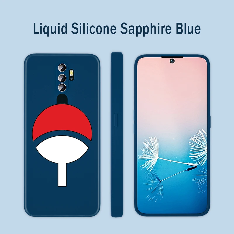 cases for oppo back Naruto anime cloud For OPPO A74 A73 A55 A54 A52 A11 A94 A93 A92 A91 A11K A9 A16 A7 X A1K 2020 Liquid Silicone Phone Case oppo phone cover Cases For OPPO