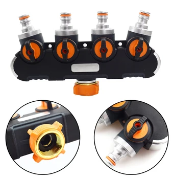 

2-way 4-way Garden Hose Splitter Water Connectors Garden Hose Connectors with Valve