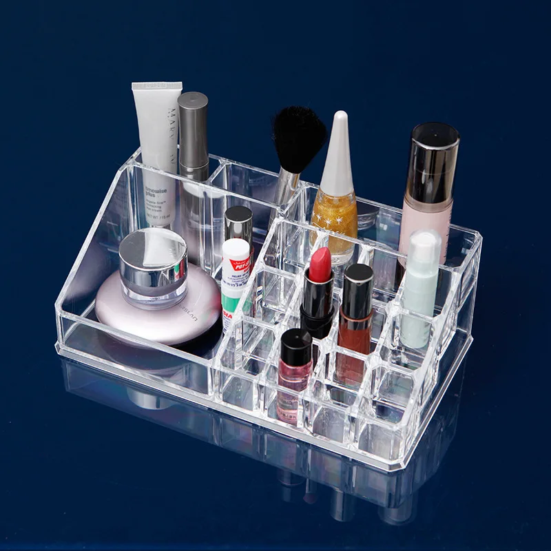 Home Decor Storage Tools Makeup Brush Storage Box Make Up Brush Cosmetic Eyebrow Pencil Transparent