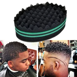 Oval Sponge Hair Brush Double Sided Hair Curler Wave-Shaped Hair Curl Magic Twist Hair Brush Sponge Hair Styling Tools