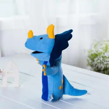 

Cloth Plush Triceratops Toy Animal Doll Toy Festival Birthday Gift Pacifying Doll Blue