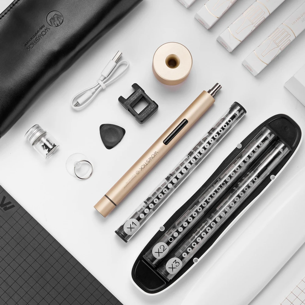 

WOWSTICK USB Hand Tool Rechargeable Electric Precision Screw Driver Mini Portable Screwdriver Repair Tool