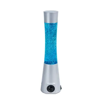

Balvi Lava Lamp speaker Glitter blue Color With bluetooth speaker bulb included Aluminum/crystal 42cm