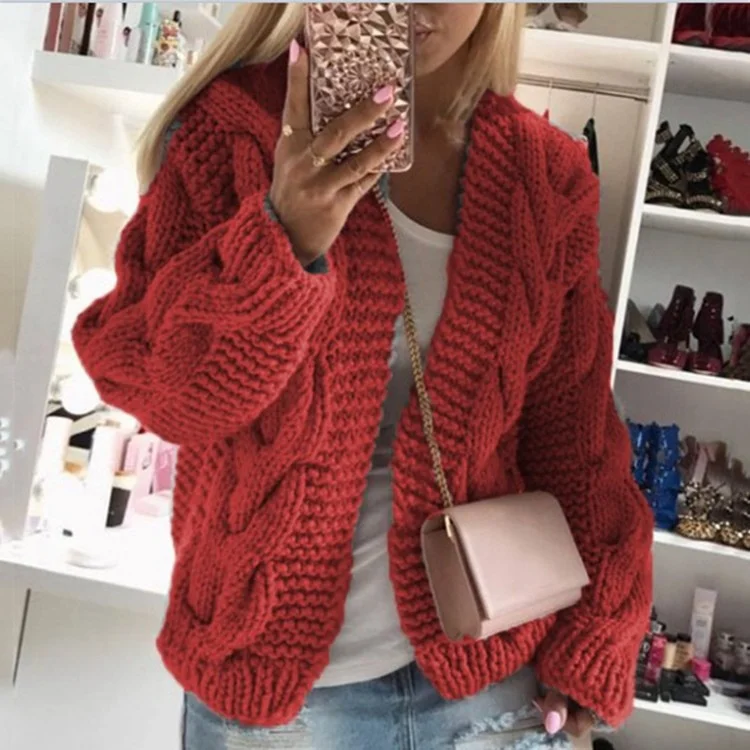 sweater hoodie 2021cardigan Women's Autumn Winter New Sweater Women's Knitting Coat Multicolor Women's Top ladies sweater Sweaters