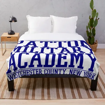 

Patton Military Academy Logo Throw Blanket Soft Sherpa Blanket Bed Sheet Single Knee Blanket Office Nap Blanket