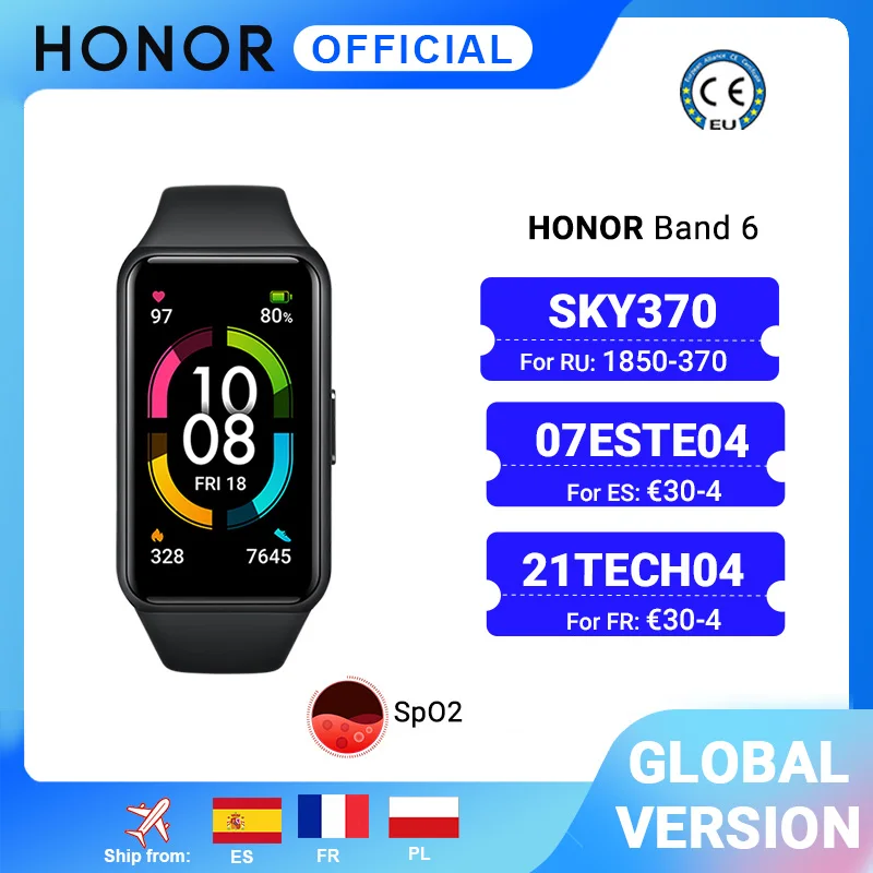 HONOR Band 6 Smart Bracelet 6 1.47
