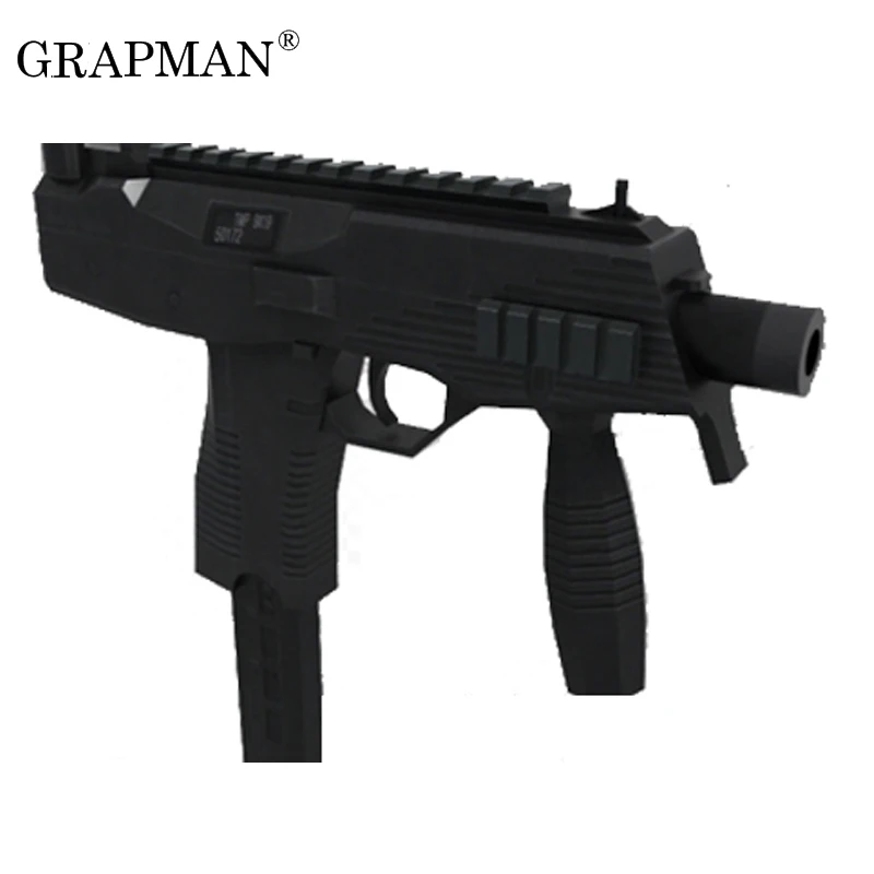 Бумажная модель пистолета TMP Submachine Gun 3D бумажная ручной работы DIY|Картонные