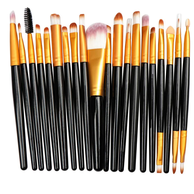 

Anmor 20Pcs Makeup Brushes Set Make Up Brushes Foundation Powder Eyeliner Eyeshadow Eyelash Brush Cosmetic pinceaux maquillage