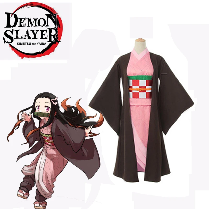 Аниме Kimetsu no Yaiba Demon Slayer костюм для косплея Kamado Tanjirou Nezuko Agatsuma Zenitsu Tomioka