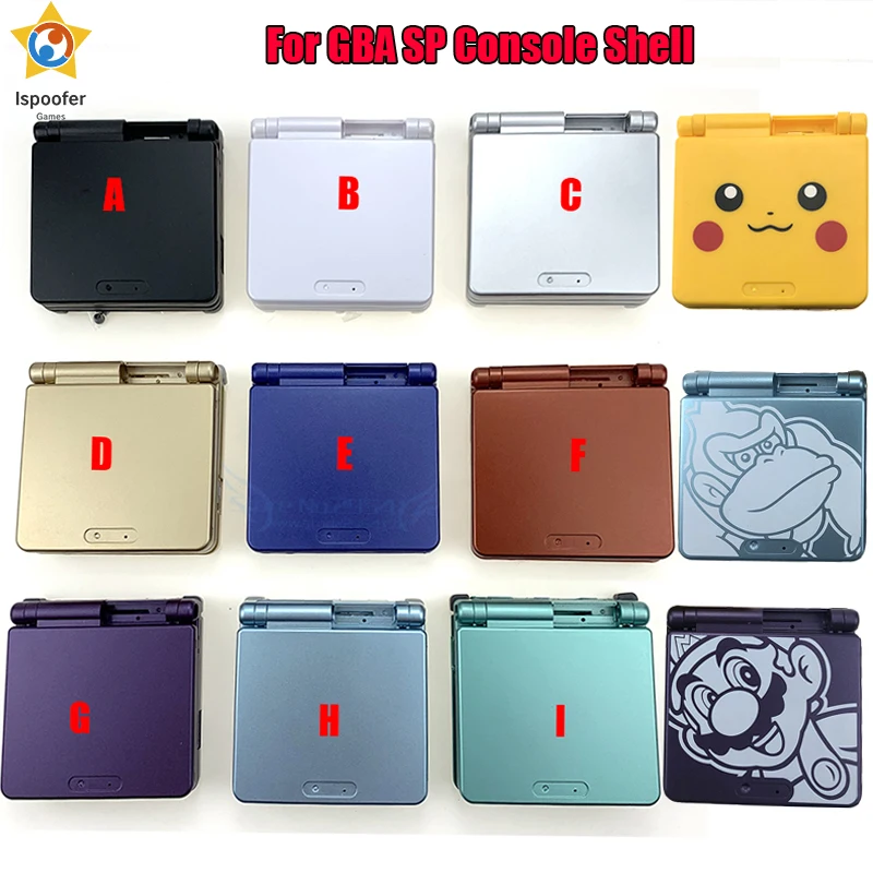 Новинка 2020 г. Сменный Чехол для корпуса Nintendo GBA SP For Gameboy полный корпус Advance