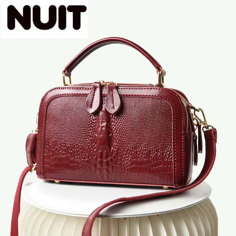 

High Quality Crocodile Pattern Crossbody Bags For Women 2020 Luxury Handbags Women Bags Designer Brand Luxury Lady Shoulder Bag