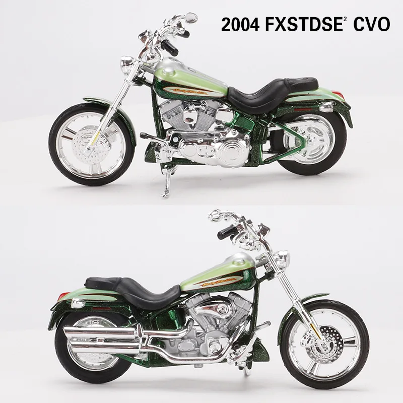 2004FXSTDSE CVO Maisto 1:18 15 Стиль мотоцикл велосипед модель игрушки для Harley 2009F XDFSE CVO FAT BOB BREAKOUT 2004 FXSTDSE CVO street 750 - Цвет: 2004FXSTDSE CVO