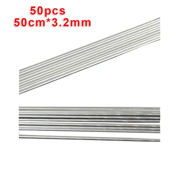 

50pcs Low Temperature Aluminum Welding Solder Wire Stick Rods 50cm*3.2mm Sale
