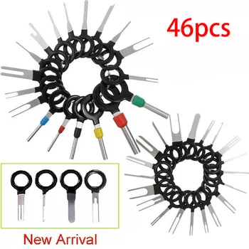 

46pcs/Set Wiring Terminal Needle Removal Tool Kit For Car Electrical Connector Replacement Lighting Accessories