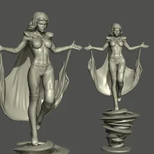 

1/24 75mm 1/18 100mm 10cm Resin Model Kits Storm Gril Figure Unpainted No Color RW-032