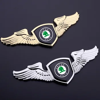 

Alloy Car Front Hood Bonnet Sticker for Skoda Emblem Superb 2 Rapid Kodiaq Fabia 1 Octivia RS A7 Karoq Citigo Yeti Kamiq Vision
