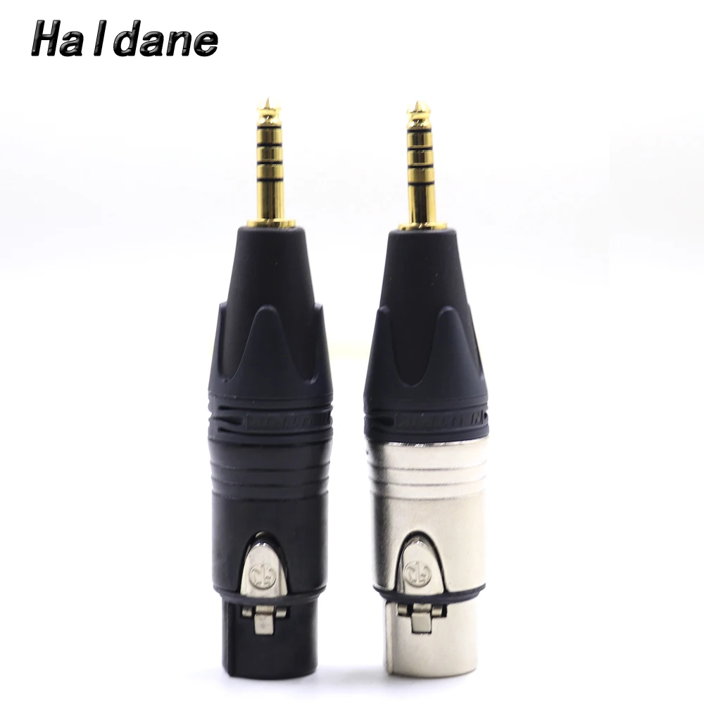 

Haldane High Quality NEUTRIK 4 Pin XLR Female to 4.4mm Balanced Male Gold-Plated Adapter Male female Plug