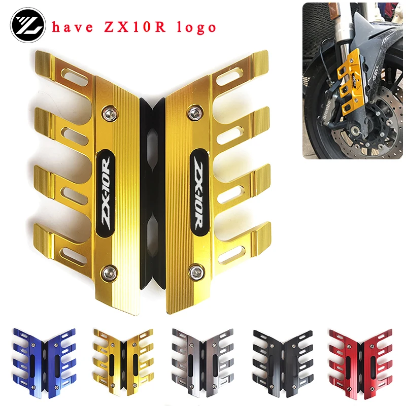 

Motorcycle Accessories Front Brake Disc Caliper Protector Cover For KAWASAKI ZX10R zx 10 r 2016 2017 2018
