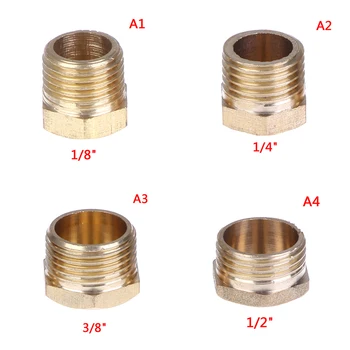 

Brass 1/8" 1/4" 3/8" 1/2" Brass External Hex Thread Socket Pipe Plug