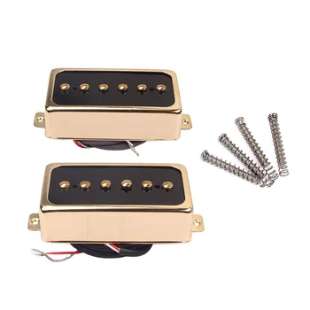 

2pcs/Pack Neck&Bridge Soapbar Pickup For Electric Guitar Accessory Golden