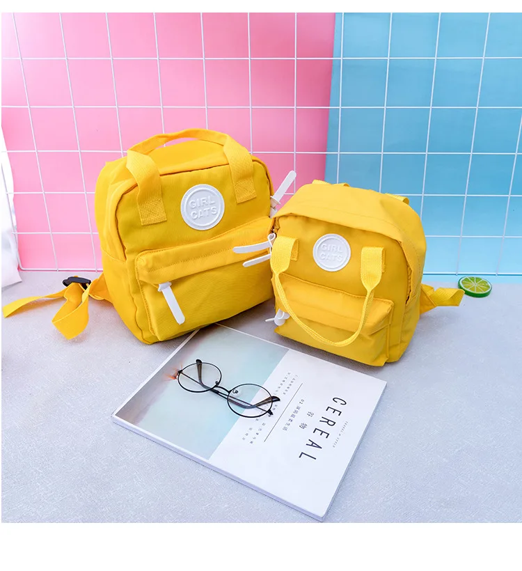 

2018 Korean-style Candy-Colored Versitile Fashion Parent And Child Backpack Kindergarten
