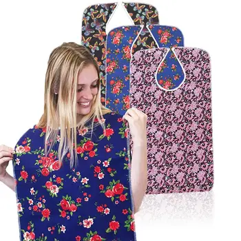 

78x44cm Waterproof Adult Meal Eating Drinking Bib Adult Mealtime Cloth Protector Detachable Easy On/Off Disability Aid Apron