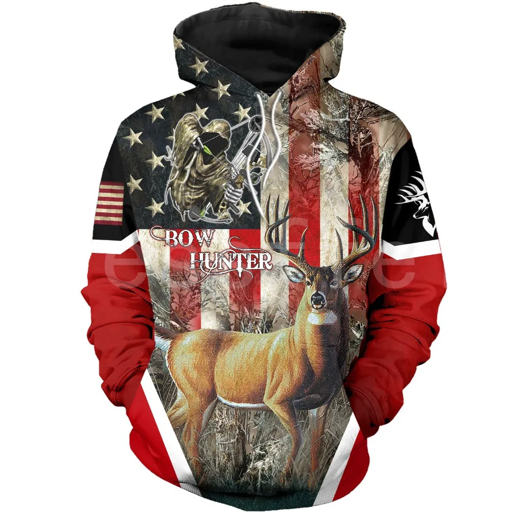

Tessffel Animal Deer Hunter Hunting Camo Tracksuit Pullover NewFashion Unisex Casual 3DPrint Sweatshirt/Hoodies/zipper/Jacket s2