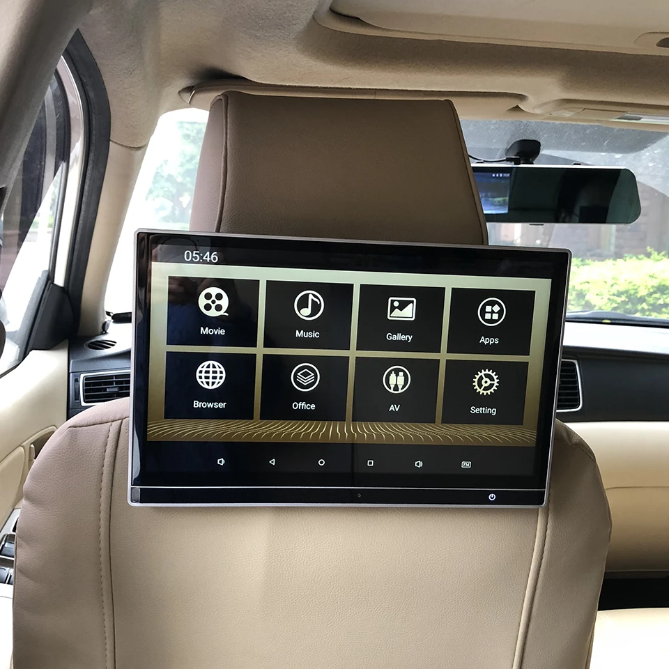 12 5 Inc Ekran Tv Otomatik Bas Dayama Monitoru Wifi Android 9 0 Ile Arka Koltuk Eglence Kia Sportage Icin Araba Kafalik Monitor Car Monitors Aliexpress