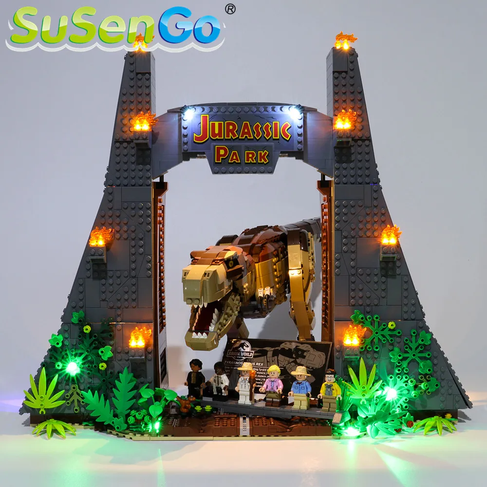 Комплект светодисветильник ильника SuSenGo для пандежа 75936 T. rex (модель в комплект не