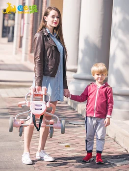 

Children's trolley high landscape ultra light folding baby stroller out travel shopping car