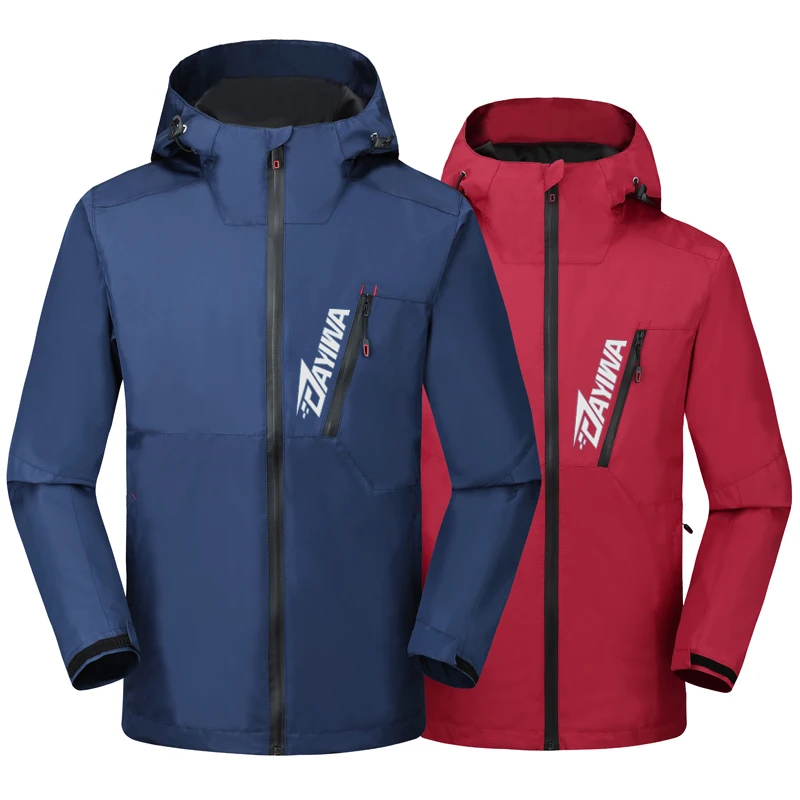 

2019 Single Layer Waterproof Fishing Jacket New Spring Autumn Windproof Long Sleeve Outdoor Hooded Men Fishing Clothing Coat