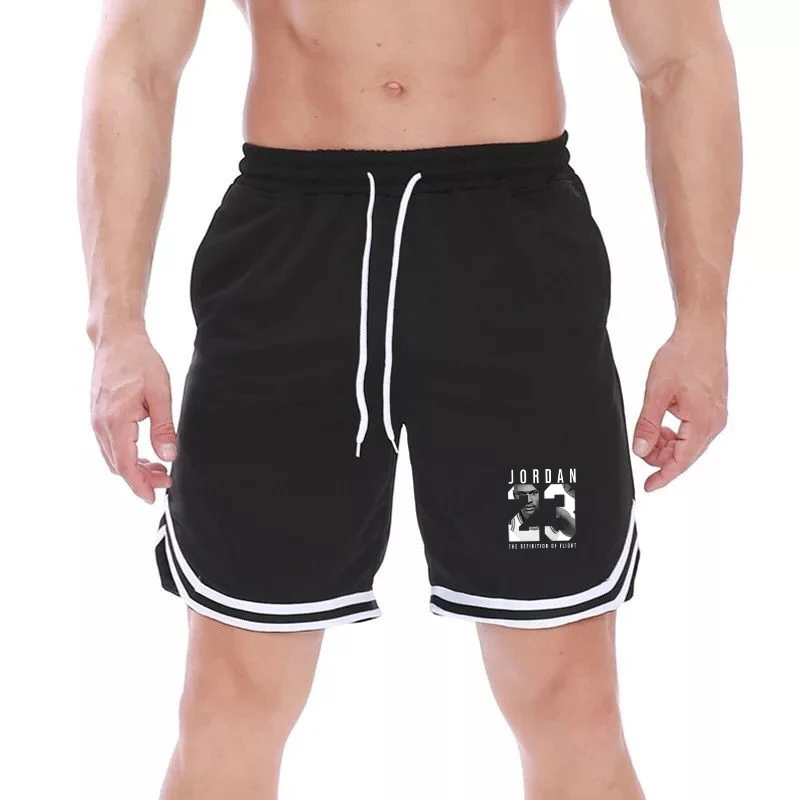 

2020 men's fitness bodybuilding 23 shorts men's summer leisure fitness exercise men's breathable mesh sportswear jogging beach s
