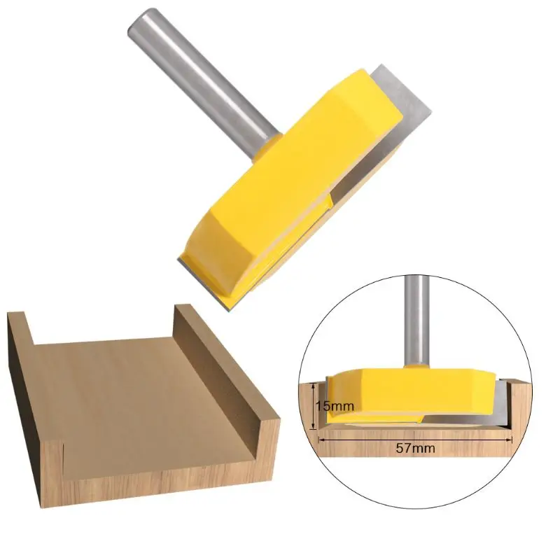 

8mm Shank Woodworking Router Bit Background Cleaning Milling Cutter Slotting