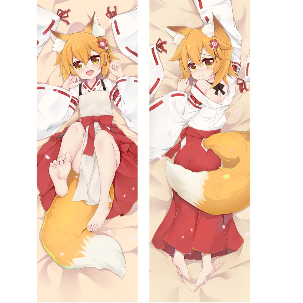 Японское аниме сексуальная девушка Sewayaki Kitsune no Senko san dakimakura Бриллиантовая