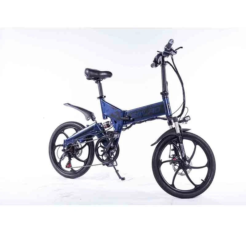 

SMLROFolding Electric Bicycle 20" Foldable Ebike 48V 10Ah Battery 350W Motor 30km/h Max Speed 35km Range 7 Speed Bicycle for