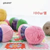 QZLKNIT 100g/ball Combed Soft 5 strands of Milk Cotton Yarn Anti-pilling DIY Hand knitted Crochet scarves carpet Yarn 190M 1