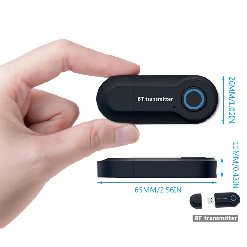 Высококачественный USB беспроводной Bluetooth 4,0 стерео аудио передатчик для ТВ ПК Bluetooth динамик