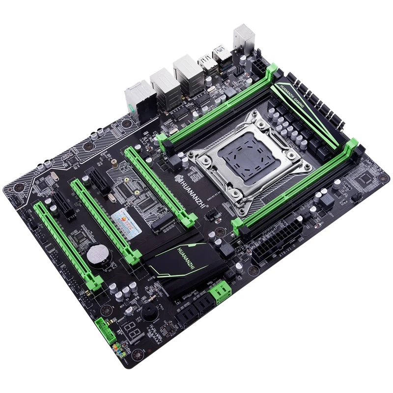 HUANANZHI X79 Plus материнская плата LGA2011 ATX SATA3 USB3.0 PCI-E 16X NVME M.2 SSD Поддержка REG ECC ram E5 cpu