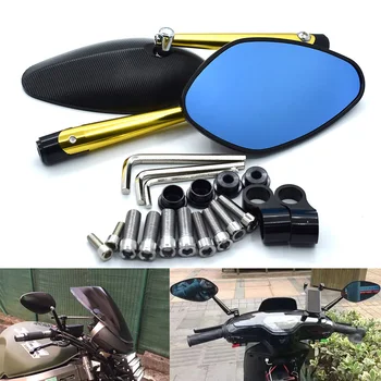 

New universal motorcycle rearview mirror CNC aluminum alloy for Honda CBR250R CBR300R CBR500R CB500F CBR929RR CB1100 CB1300 CB90